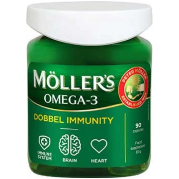 MÖLLER"S DOBBEL IMMUNITY, 90 kapsulas Möller′s