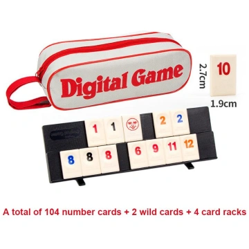 Rummy Cube spēle ar 4 statīviem, 106 Rummy Cube sp