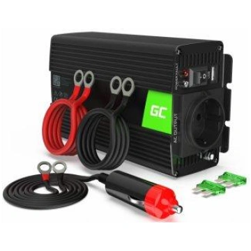 Green Cell Car Power Inverter Converter Strāvas pā