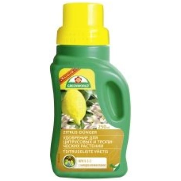 Greenworld Mēslojums citrusaugiem 0.25L
