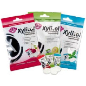 Miradent Xylitol konfektes MIX mīkstā iepakojumā 1