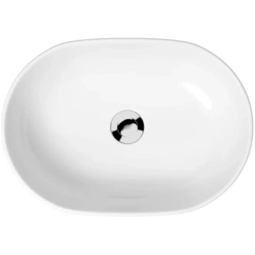 Cersanit izlietne MODUO 50 OVAL, balta apaļa xx