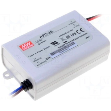 Power supply: switching | LED | 34W | 11÷33VDC | 1