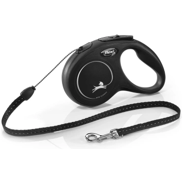 Flexi New CLASSIC 5 m Black Dog Retractable lead E