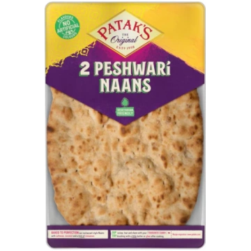 Patak's Peshwari Naan Breads 2 per pack
