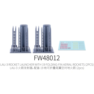 LAU-3 Rocket Launcher with 19 Folding-Fin Aerial R