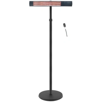 TunaBone Electric Standing Patio Heater, Single ca