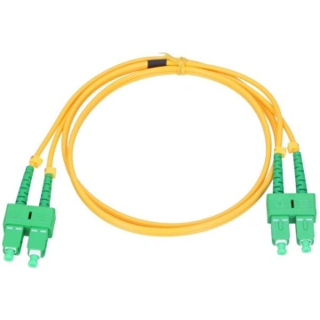 SC/APC-SC/APC Single Mode, Duplex, 3.0mm LSZH Yell