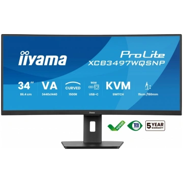 Monitors 34 collu xcb3497wqsnp-b1 va,uwqhd,1500r,u
