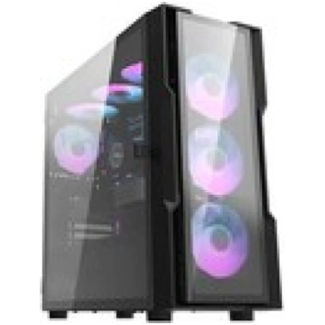 Darkflash DK431 Glass Computer Case + 4 fans (blac