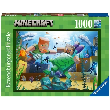 Ravensburger Premium puzle Minecraft Mosaic, 1000 