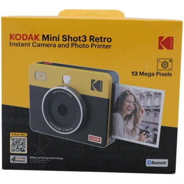Kodak Mini Shot 3 Sofortbildkamera & Drucker gelb 