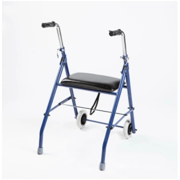 Rollators ar diviem riteņiem ar sēdekļI