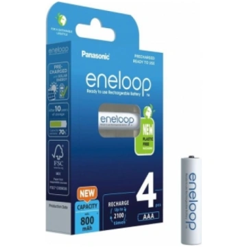 Uzlādējamās baterijas Eneloop HR03 800 MAH (AAA) 4