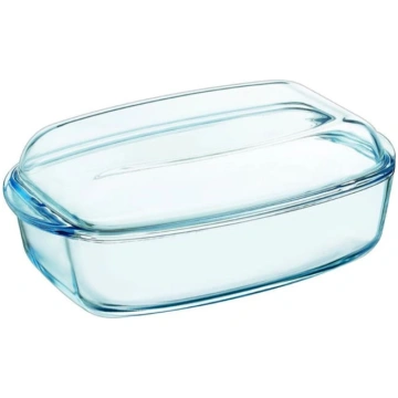 Pyrex Stikla trauks ar vāku 6,5L taisnstūrveida Es