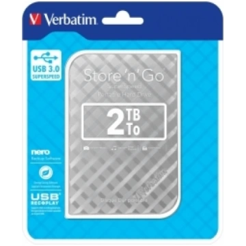Verbatim Store n Go 2TB Silver | 53198V | 02394253