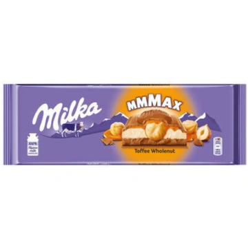 Šokolādes tāfelīte Toffee whole nuts 300g, Milka