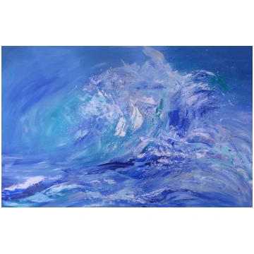 Glezna, Jūras šļakatas, 90x60, a/e, 2015