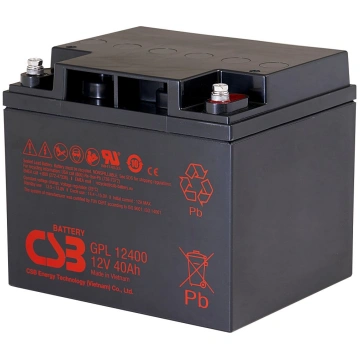 Akumulators 12V 40Ah Pb CSB CSB Battery