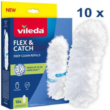 Vileda Flex&Catch dustpan refills, 10 pcs