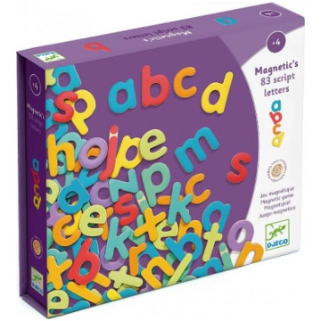 DJECO Magnēti – Mazie burti (83 gab.) DJ03102 vDJ0