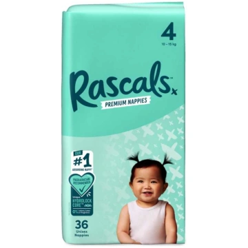 Rascal And Friends RASCAL sauskelnės 4 dydis 10-15