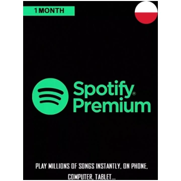 Spotify Poland 1 Month Gift Card MISSING