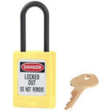 S32KAYLW | Zenex Padlock Plastic Shackle YELLOW Ke