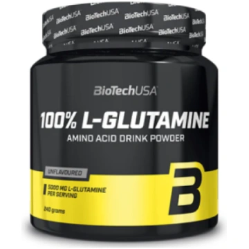 100% L-Glutamine Biotech Usa 240 g