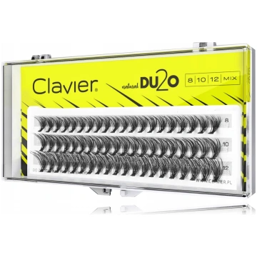 Clavier DU2O Double Volume Mix mākslīgās skropstas