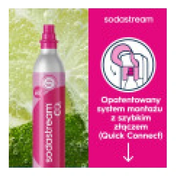 Sodastream CO2 kārtridžs Cylinder z gazem Różowy