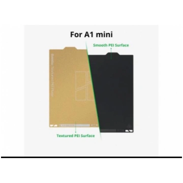 Bambu Lab A1 Mini Smooth and Textured PEI drukas p
