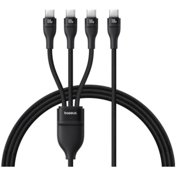 Baseus Flash Series Type C to C+C+C fast charging 