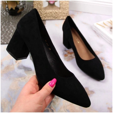 Sergio Leone W SK358A black high heel pumps (38) S