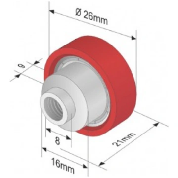 Jumta rullis CARGO-E237 CARGOPARTS