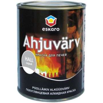 Karstumizturīga alkīda krāsa krāsnīm Eskaro 0.9L p