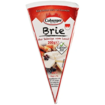 Siers Brie Coburger ar balto pelējumu 60%200g