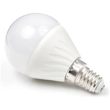 LED spuldze E14 8W G45 - neitrāli balta (4500K) Lu