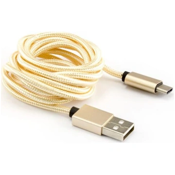 Sbox USB-TYPEC-15G USB->Type C M/M 1.5m Fruity Gol