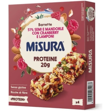Proteīna batoniņš ar sēklām, mandelēm, dzērvenēm u