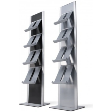 Bukletu turētājs RACK TOTEM Divpusējs x8 plastikāt