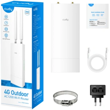 Cudy LT500 Outdoor 4G Wi-Fi Router LTE Cat4 AC1200