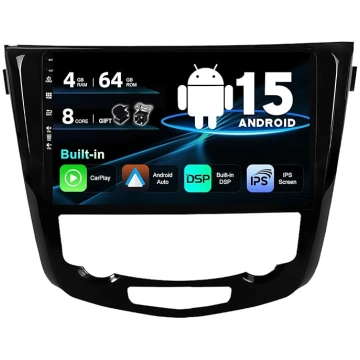 Autoradio Android 10 piemērots X-Trail Qashqai J11