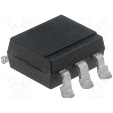 Optocoupler; SMD; Ch: 1; OUT: open collector; Uins