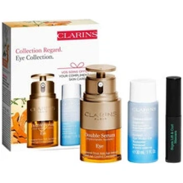 "Clarins dubultā seruma komplekts - acu kopšanas d