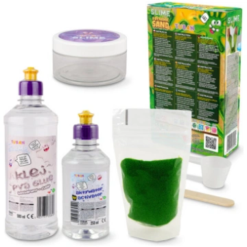 Komplekts Slime + dinamiskās smiltis XL Tuban TU33
