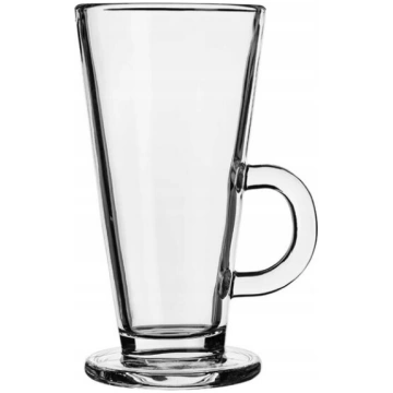 Latte kafijas glāze ar ausi, caurspīdīga 260 ml La