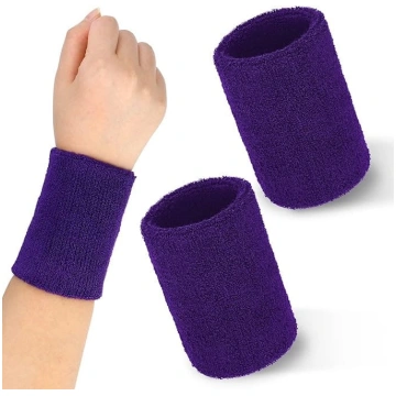 Purpura sporta aproces, 2 elastīgas kokvilnas svie