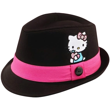 SANRIO Hello Kitty Cotton Fedora or Cadet Fun Char