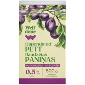 Paniņas WELL DONE plūmju 0,5% 500g